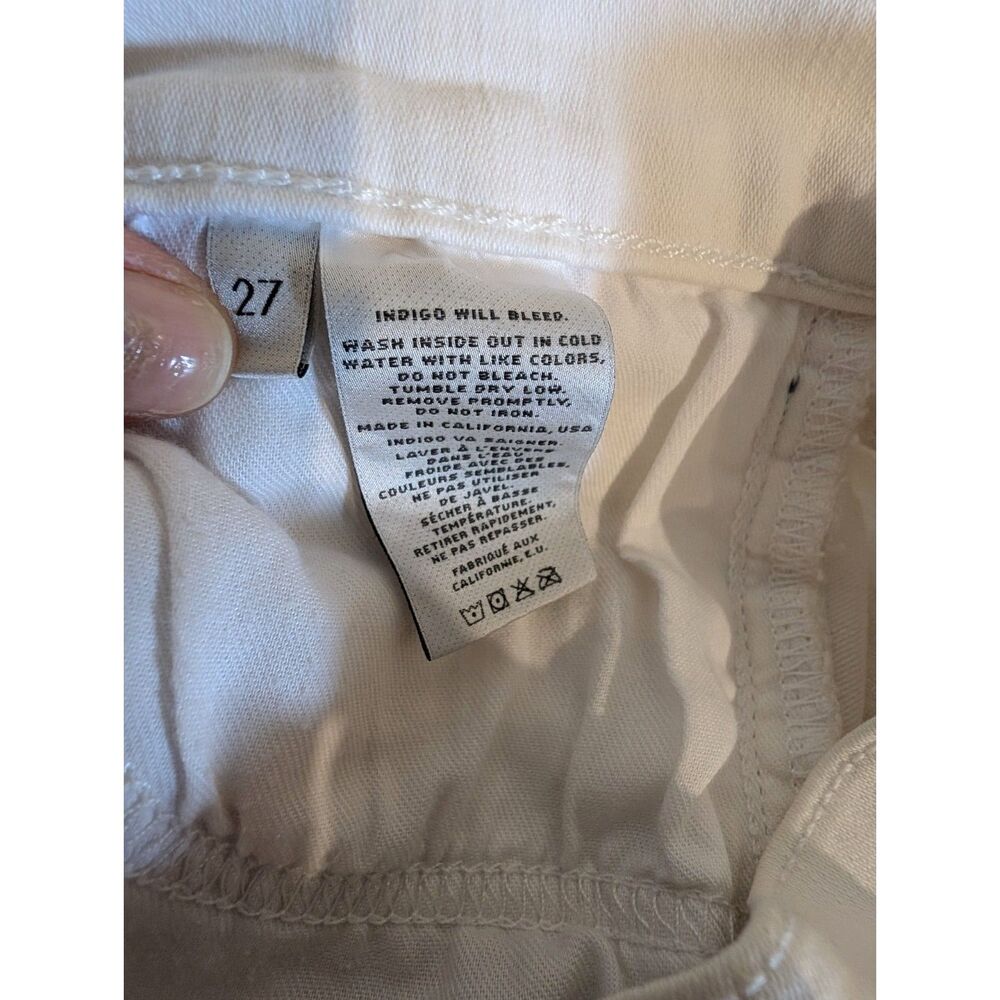 J Brand White Skinny Jeans Size 27 - Picture 6 of 8